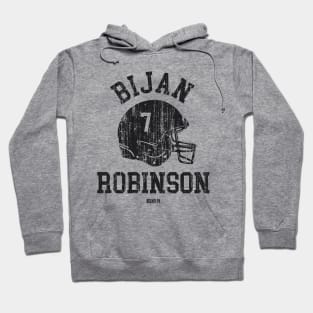 Bijan Robinson Atlanta Helmet Font Hoodie